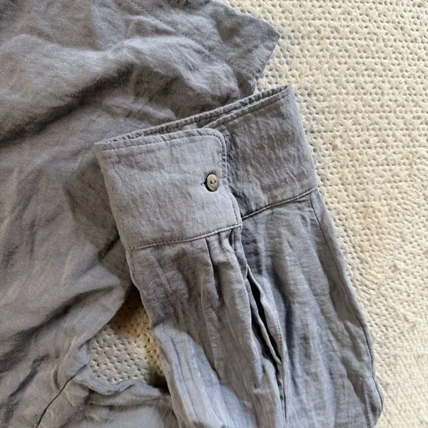 Madewell Relaxed Tulip-Back Top in Sunfaded Indigo Size Large EUC - Image 8