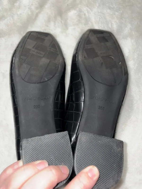 Youngshow faux crocodile block heels Black Size 9 - Image 3
