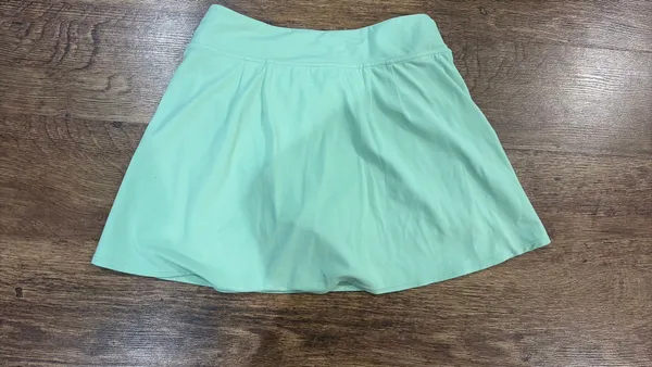 Green and White Free People Tennis Skirt - Image 2