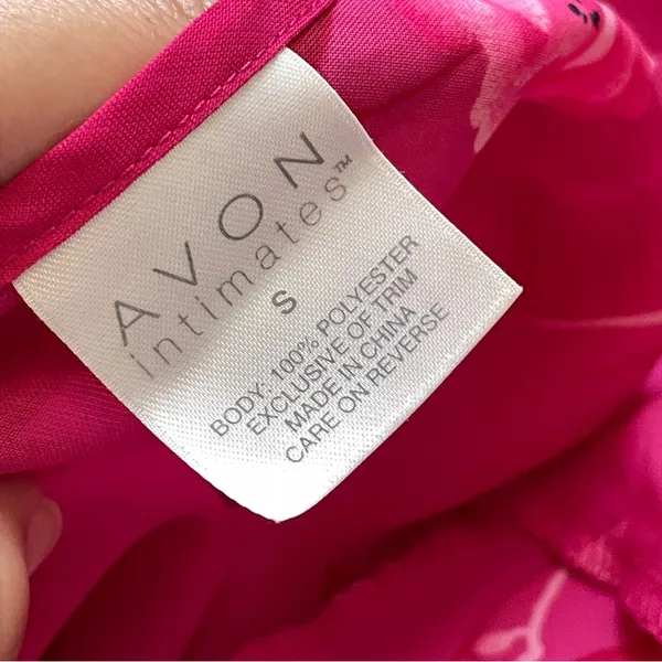 Y2K Slip Dress floral sheer mini avon intimates womens Pink (small) babydoll - Image 2