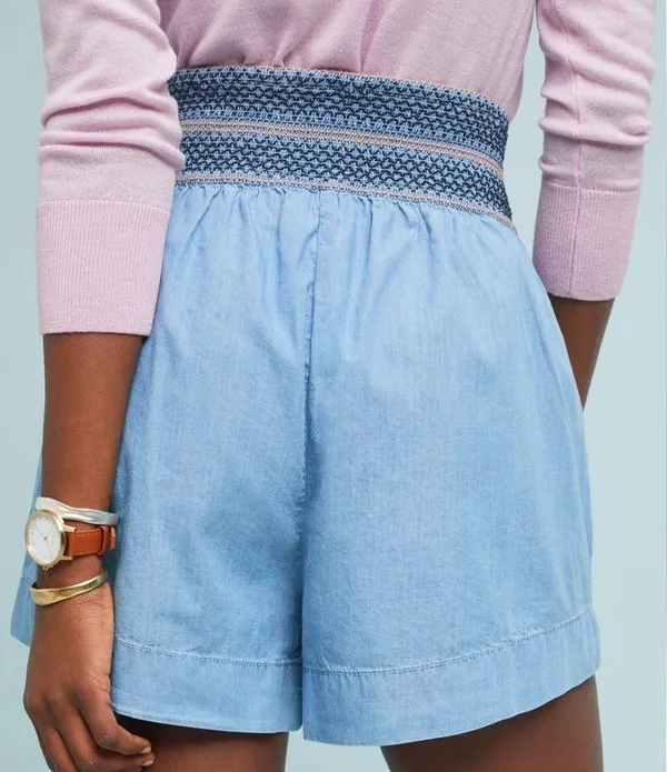 Anthropologie aloha tie front shorts - Image 4