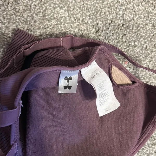 Under Armour Purple Sports Bra Seamless Design Medium Support - Image 4