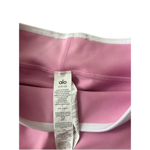 Alo Airlift High waisted Charger Leggings 7/8 Length Candy Heart Pink Athletic - Image 4