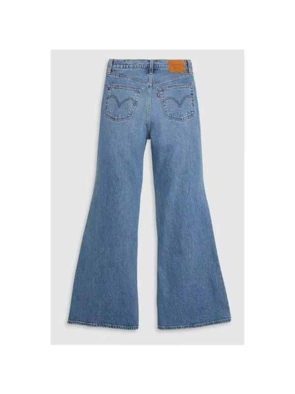 New Levi’s 30x30 Premium Ribcage Bell Flare Jeans Maximum Story Medium Wash - Image 6