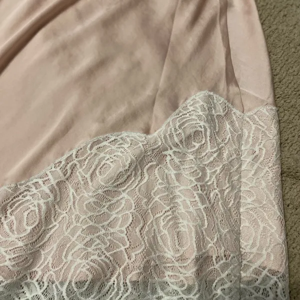 Free People Silk & Lace Skirt - Image 5