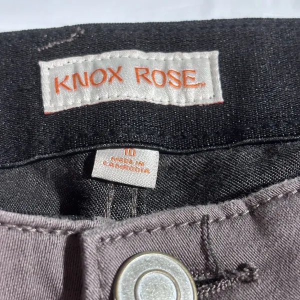 Knox Rose Pants Jeans Size 10 Women’s Color Brown - Image 6