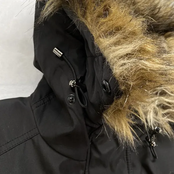 S13/NYC Winter Coat Womens Small puffer parka Faux Fur Hood lining‎ penny lane - Image 7