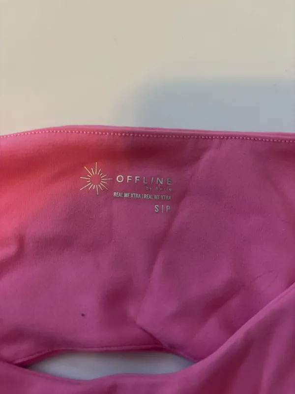 Aerie OFFLINE Pink Workout Top - Image 3