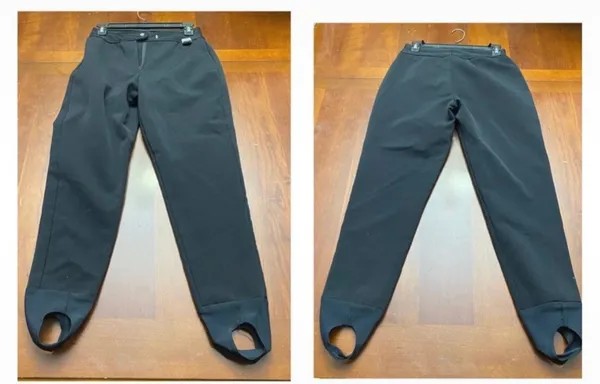 Edelweiss vintage 1980 ski pants ski pants with straps are a size 10. - Image 9