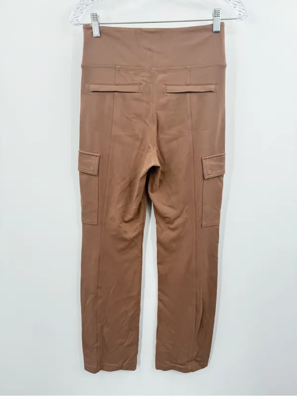 Athleta Delancey Straight Cargo Pants Brown Size XS - Image 3