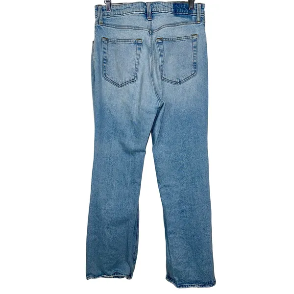 Abercrombie & Fitch Curve Love 90s Relaxed High Rise Blue Denim Jeans Size 29 8 - Image 2
