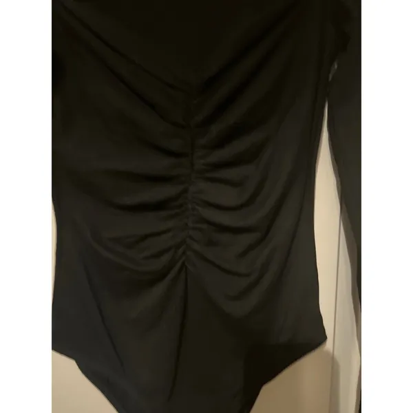 Black Bardot Bodysuit Size xs - Image 4