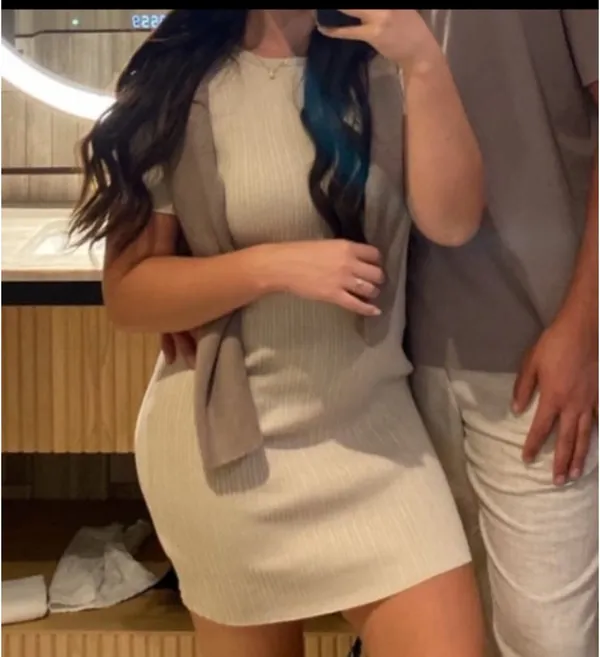 H&M Neutral Dress - Image 3