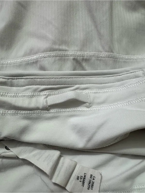 Lululemon White Pace Rival Skirt - Image 6