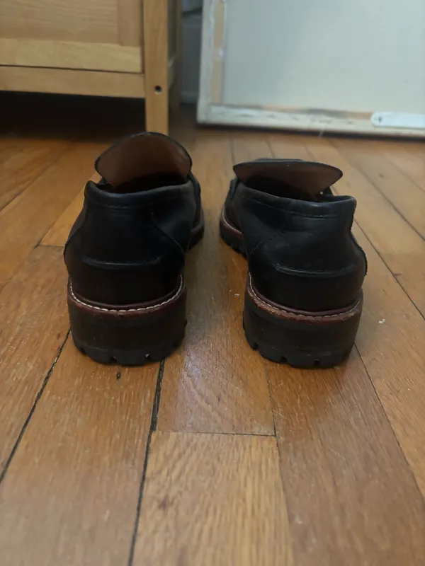Madewell Loafers Leather Black - Image 3