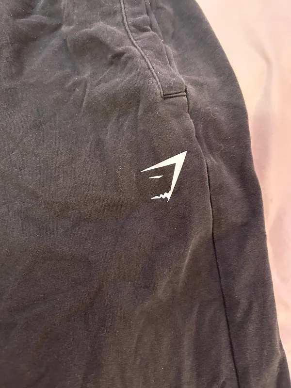 Men’s Gymshark Joggers Black - Image 2