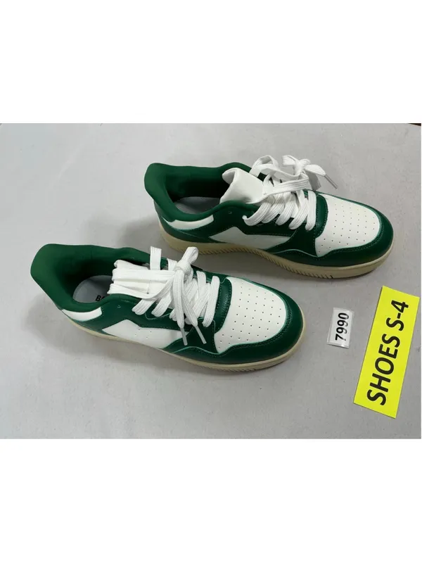 Women's BAYMORIA Green and White Sneakers Size 9 - Image 2