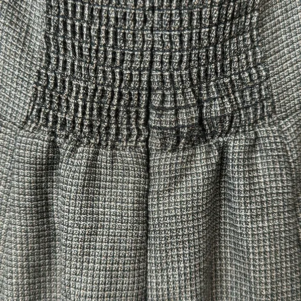 Reformation Stratford Wool Blend Midi Dress in Black Check Size: 4 - Image 13