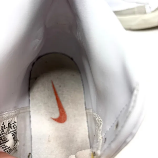 Nike Women’s Blazer amid 77 High Top White Leather Sneaker 10.5 - Image 8