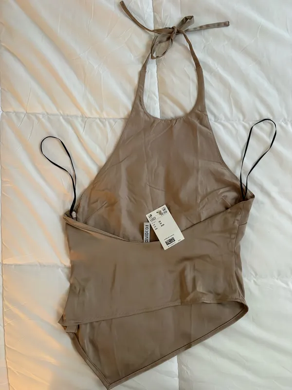 H&M Asymmetrical Halterneck Top - Image 4