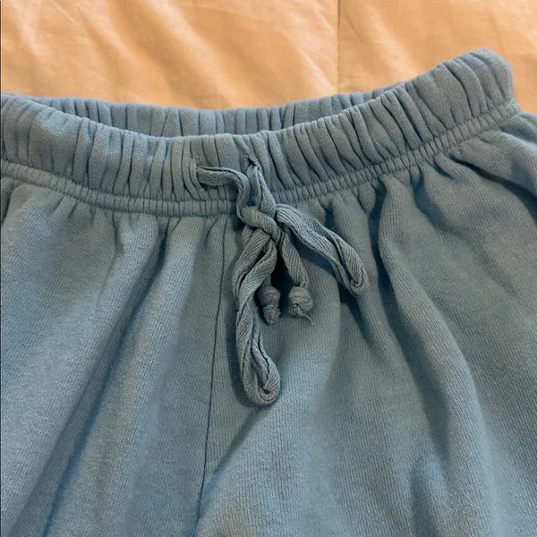 Aviator Nation Light Blue Womens Sweat Pants Size Small Lightning Bolt - Image 8