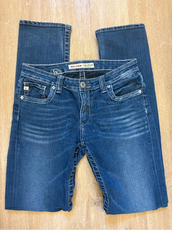 Big Star Women’s Kayla Straight Mid Rise Jeans - Image 2
