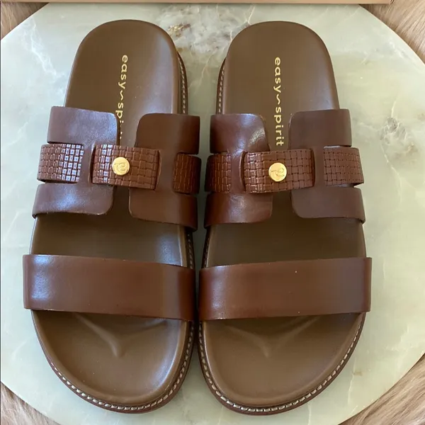 Easy Spirit NWT Women's Trevin Banded Slip-On Sandals - Image 2