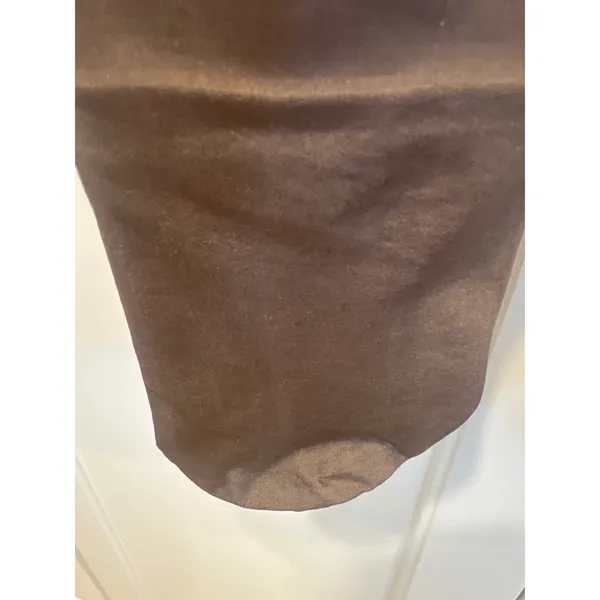 Womens Fleece Lined Tights Warm Winter Leggings Brown - Image 3