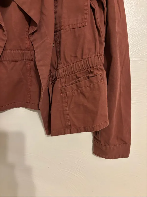 American Rag Women's Rust-Brown Utility Jacket - Image 7