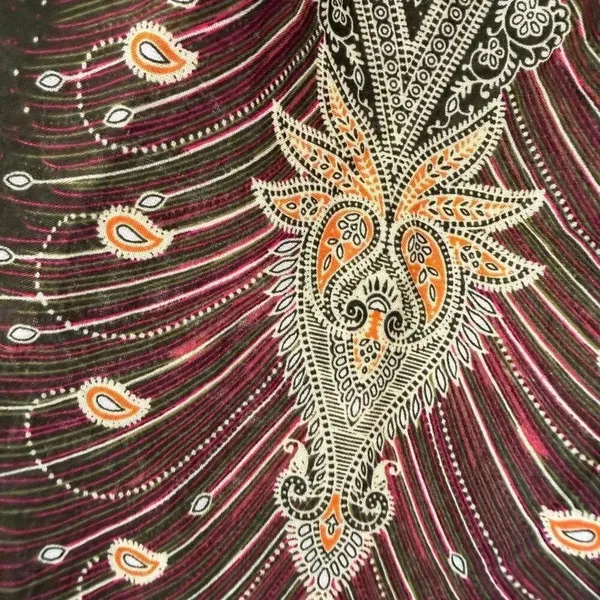 Harem Garden Rayon Aztec Tribal Festival Gypsy Bohemian Yoga Pants SZ 3XL #2591 - Image 10