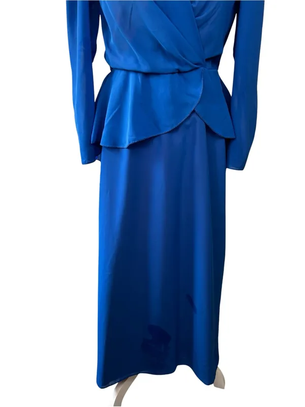 Vintage Sylvia Ann formal dress, size 8, vintage, wedding, prom, party, 80s - Image 3