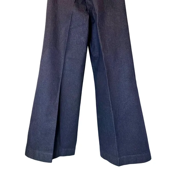 MP Piombo Wide Leg Womens Jeans in Blue size 2 - Image 8