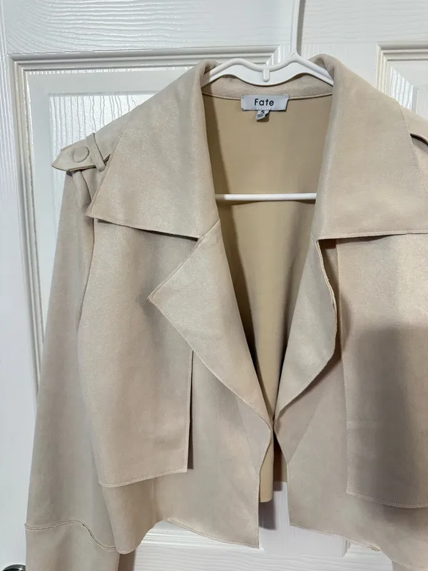 White suede jacket - Image 3