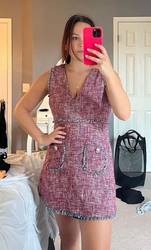 Zara Tweed Dress - Image 5