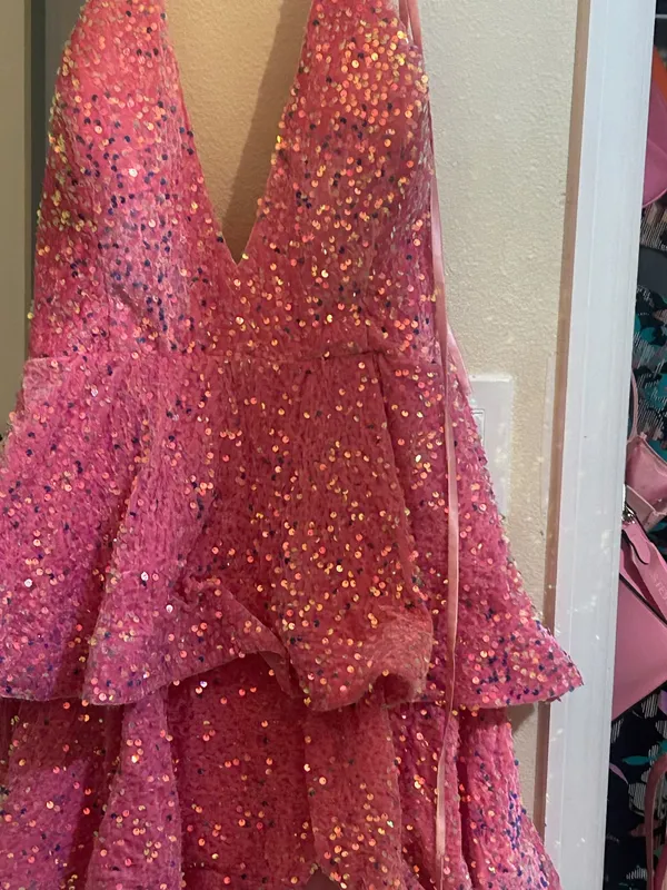 Sequin dress Pink Size 2X - Image 6