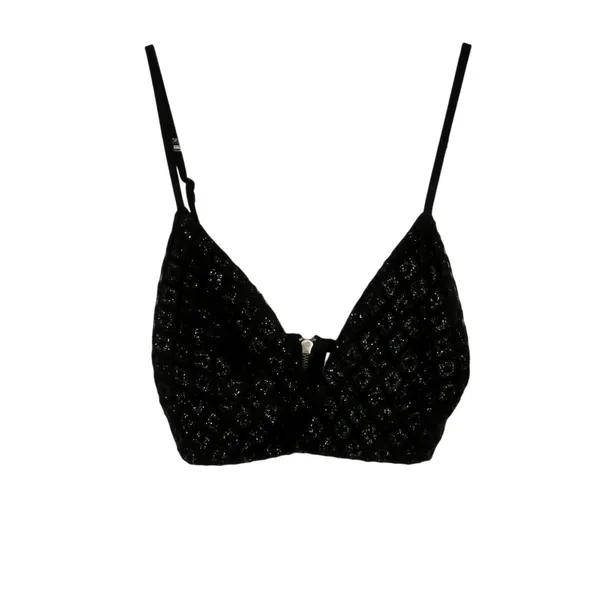 UO Babyboo Black Sparkly Sexy Two Piece Set Tank & Mini Skirt Small - Image 3