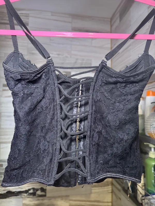 SheIn Black lace Corset - Image 4