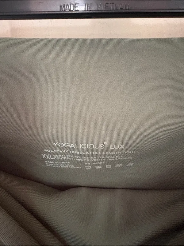 NWT!! Yogalicious Polarlux Tribeca Full Length Fleece Lined Leggings - Image 8