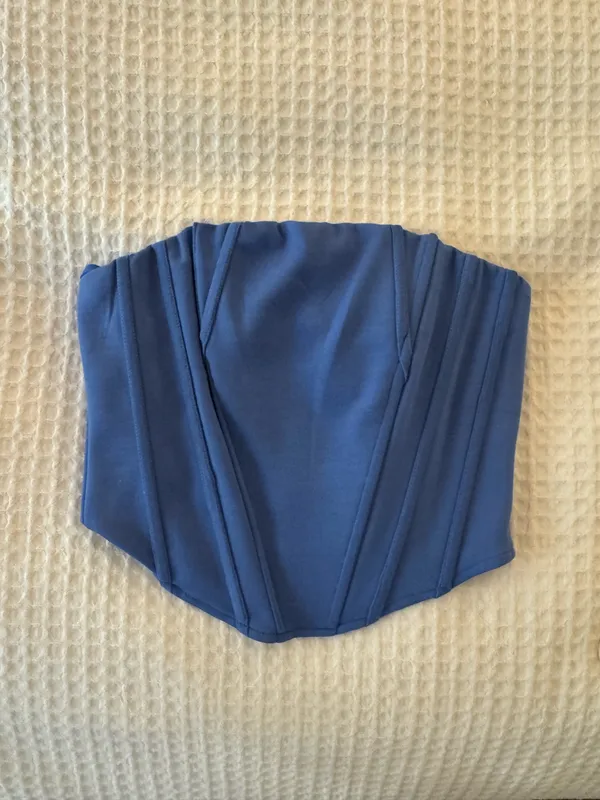 Royal Blue Princess Polly Corset Top - Image 2