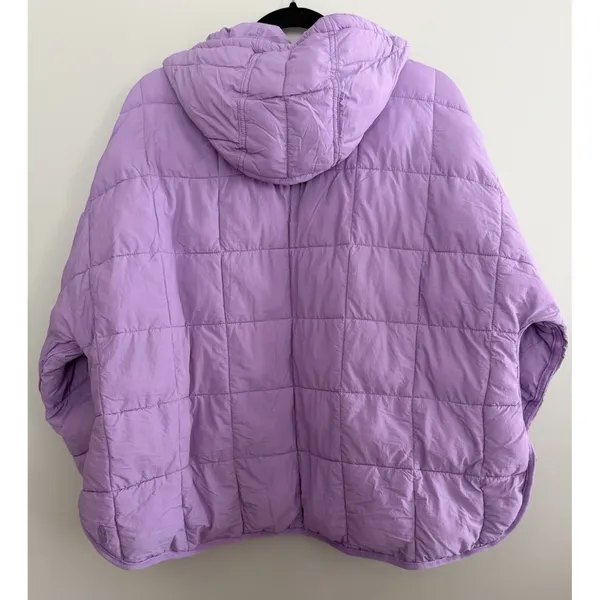 Free People Movement Pippa Packable Pullover Puffer Lavender‎ Women's Size Small - Image 2