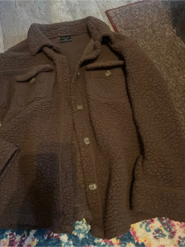 32 heat Cozy Brown Sherpa Shacket - Women's Jacket - Image 7