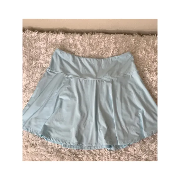 Light Aqua Tennis Skirt Skort Golf Athleisure Sz Large - Image 2