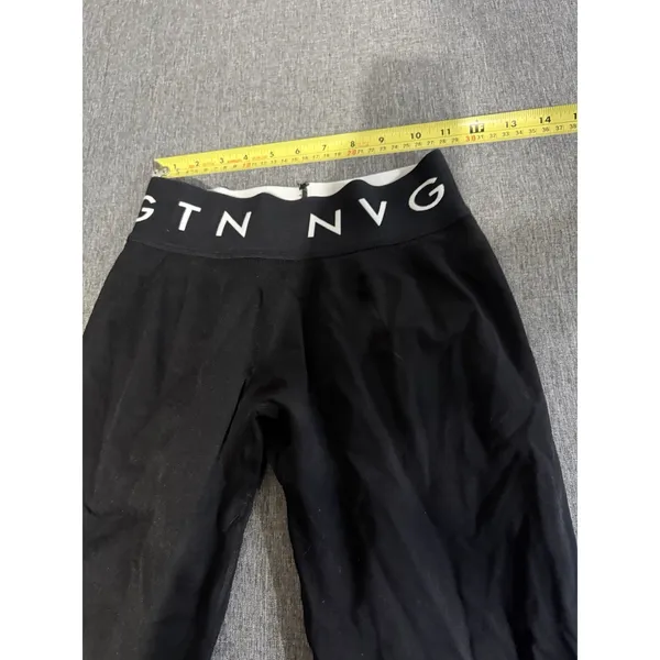 NVGTN Women's Black Seamless Leggings Sz L Gym Workout Athletic - Image 9