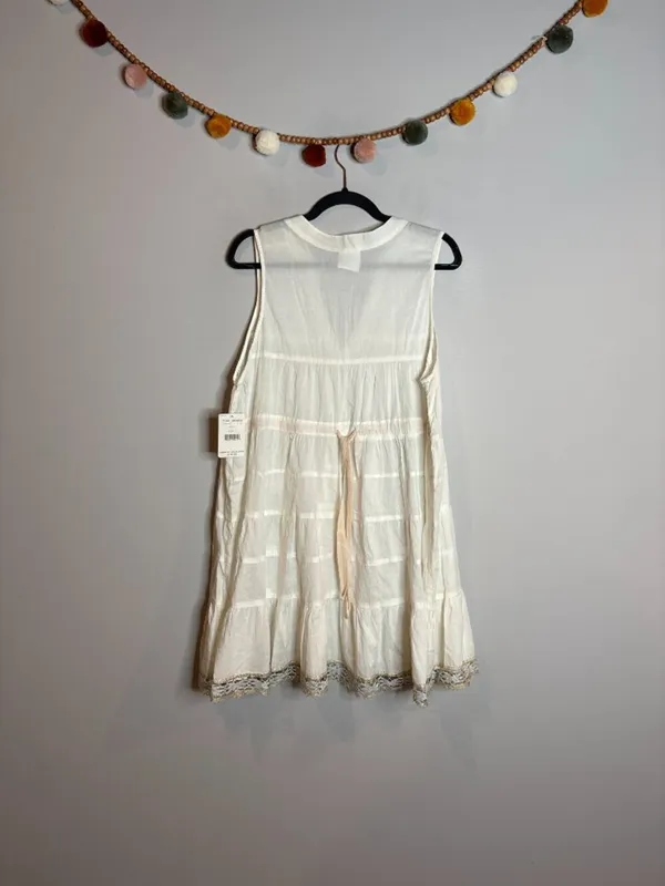 NWT Free People white embellished mini dress - Image 7