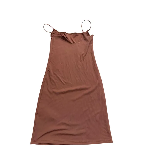Abercrombie & Fitch Soft A&F‎ Collection Ribbed Mini Dress Brown XS - Image 2