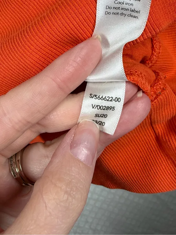 Athleta‎ Orange Sundown Puckered Sweatshirt - Image 5