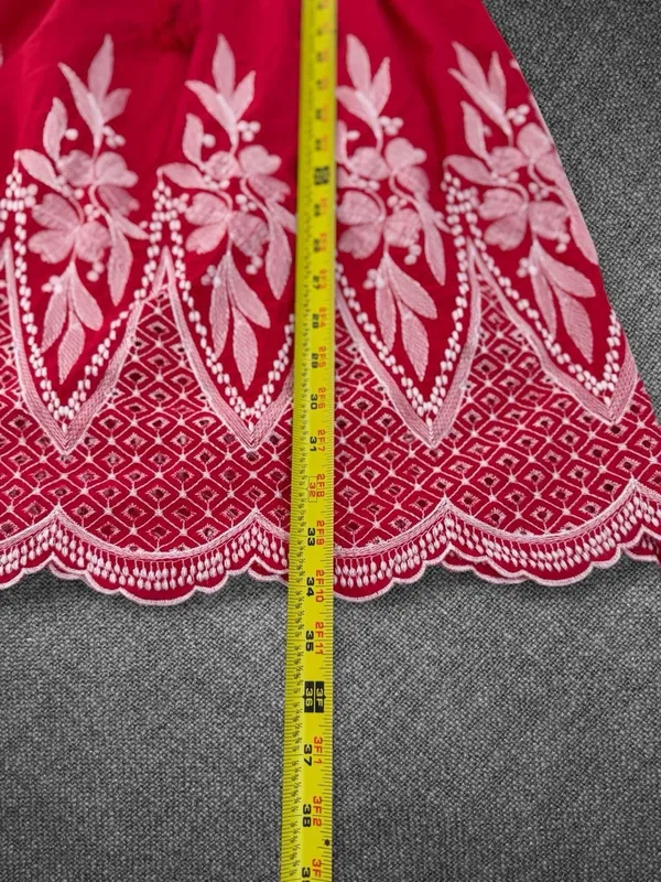 Kindred Embroidered Off-The-Shoulder Boho Mini Dress Size M - Image 6