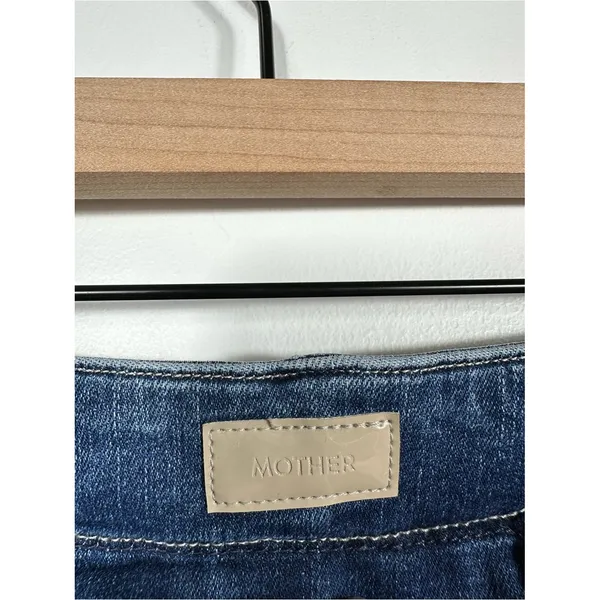 MOTHER Cinch Greaser Ankle Jeans Dark Stormy Night‎ Wide Leg Size 28 - Image 9