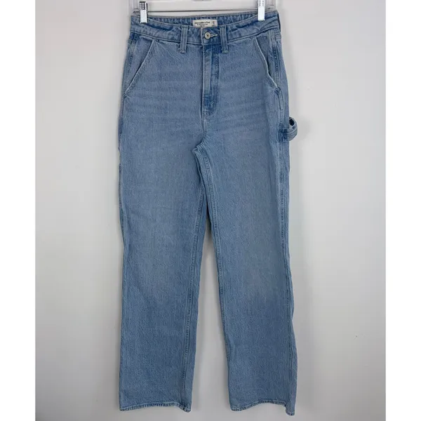 Abercrombie & Fitch The '90s Relaxed Jean High Rise Cargo Curve Love 27/4 Long - Image 2