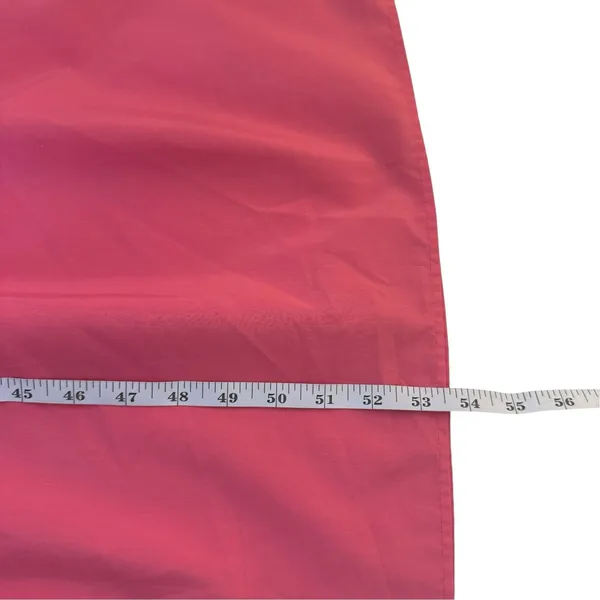 Zara Poplin Panelled Maxi Dress Bright Pink Size Large Wedding Party Event - Image 10